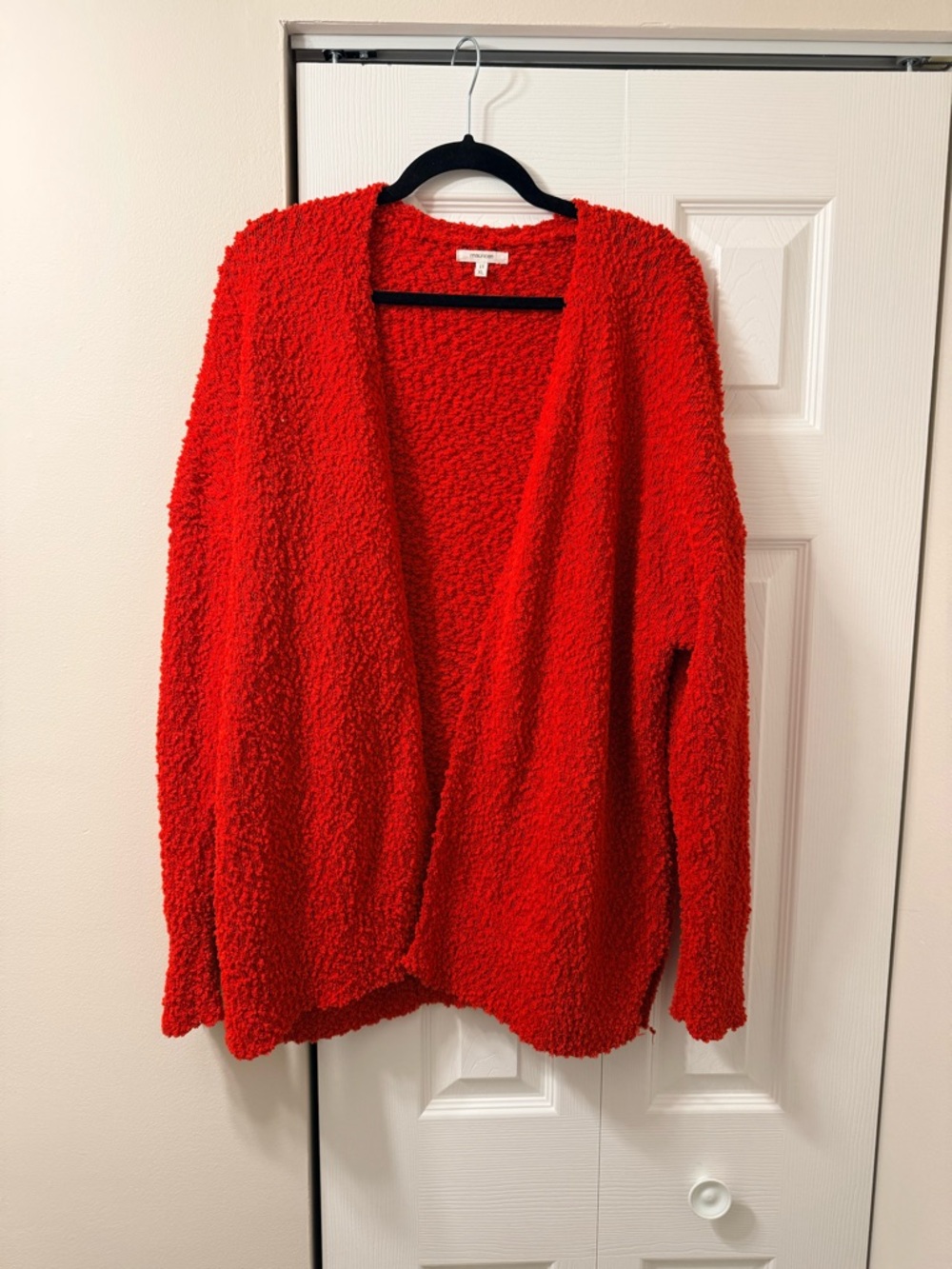 Maurices Open-Front Red Cardigan Sweater